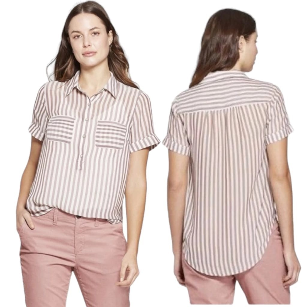 WARNAMU - A NEW DAY BLOUSE SHORT SLEEVE #451