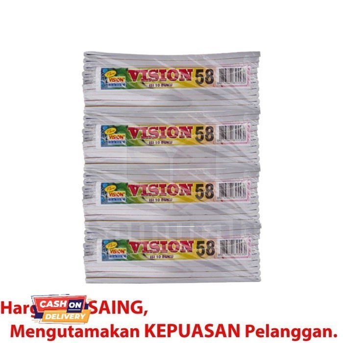 

✨LARIS✨ -Buku Vision 58 Lembar / Buku Tulis Sekolah Anak TK SD SMP 58 lbr Murah