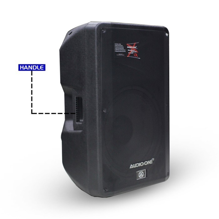2BOX Speaker Fullrange Audio One Fiber 15inch pasif aktif - YM115 - YM115P