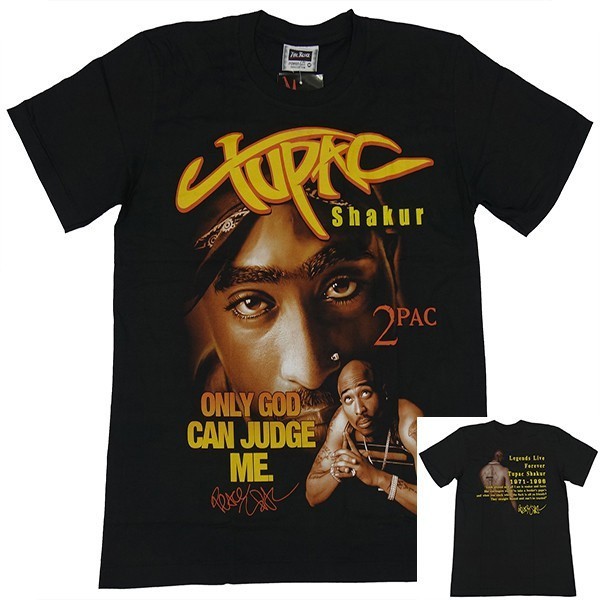 cotton original design TUPAC - ONLY GOD CAN JUDGE ME SHIRT ( THE ROXX )