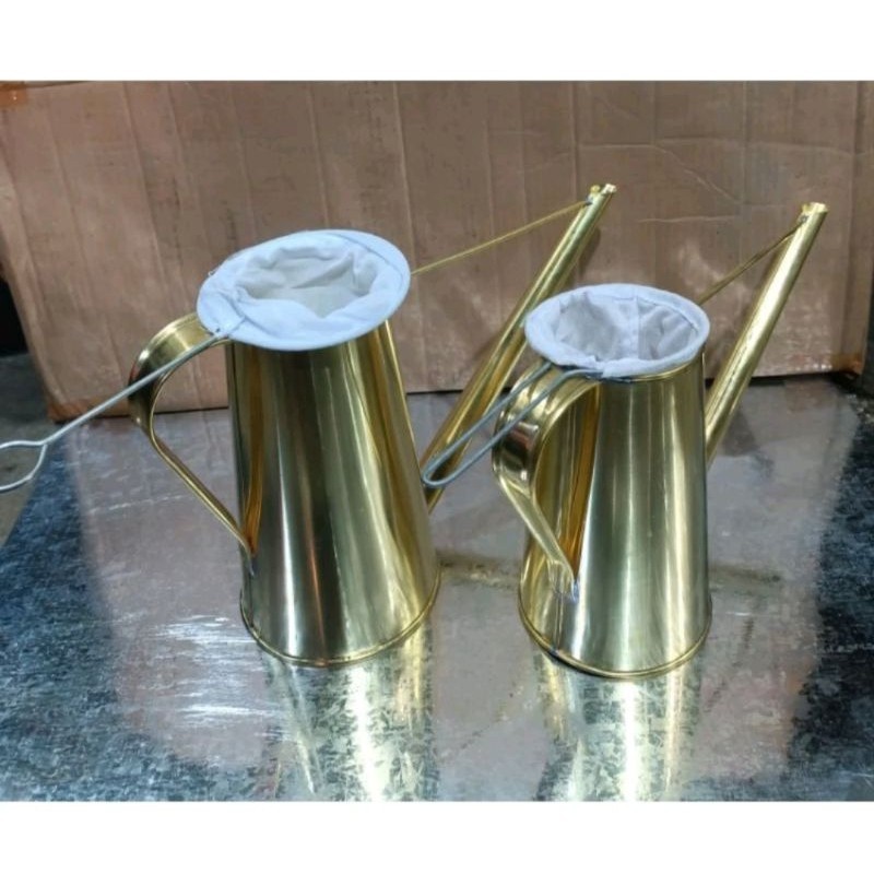 Teko Kopi Kuningan + Saringan kopi Bahan Kain// PRODUK MURAH PROMO SALE