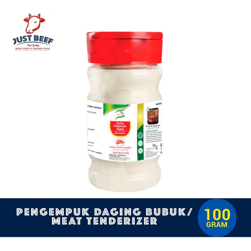

Pengempuk Daging Bubuk / Meat Tenderizer 100g Halal MUI