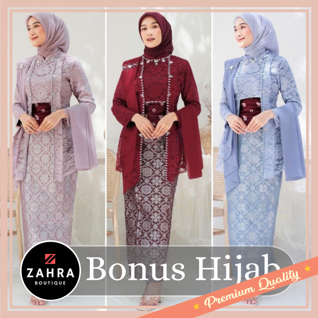 Kebaya buat Wedding kondangan Modern Remaja Murah / (ADA JUMBO) Kebaya Couple Laksmi Series Kebaya K