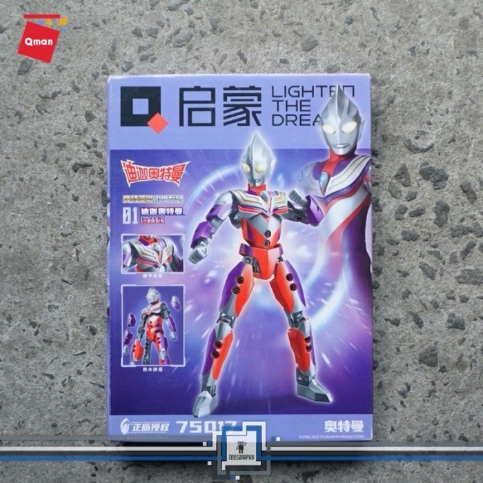 QMAN Keeppley Ultraman Tiga #01 - 75017 Brick Action Figure