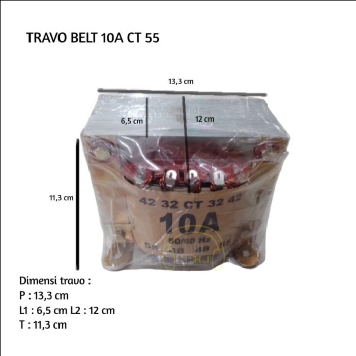TRAVO TRAFO TRAPO TERAVO BELT 15A CT 55  BELT 15 A CT 55