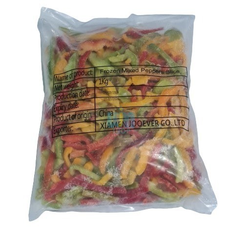 

Mixed Pepper Slice 1kg Mix Paprika Slice Beku