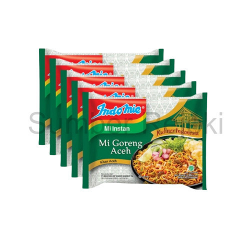 

INDOMIE MI GORENG ACEH 5 PCS 90G NOODLE MIE INSTAN