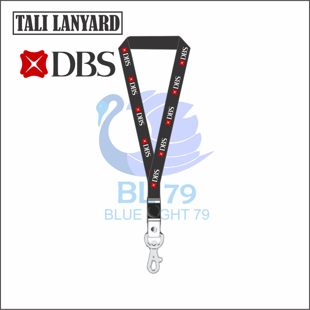 

TALI LANYARD DBS BANK LOGO - TALI ID CARD BANK DBS BANK The Development Bank of Singapore Limited GANTUNGAN KUNCI GANTUNGAN FLASHDISK GANTUNGAN NAMETAG TALI LANYARD BEST SELLER COD