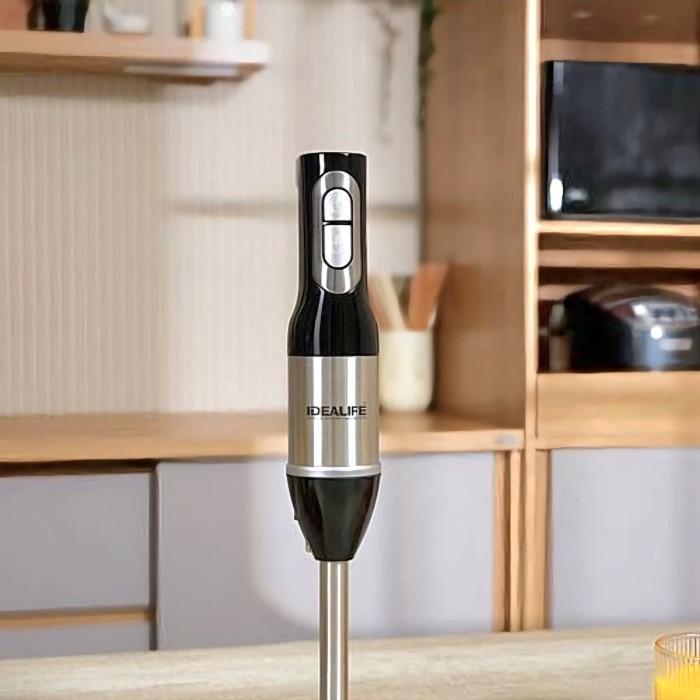 IDEALIFE  HAND BLENDER IDEALIFE STAINLESS PREMIUM QUALITY IL214