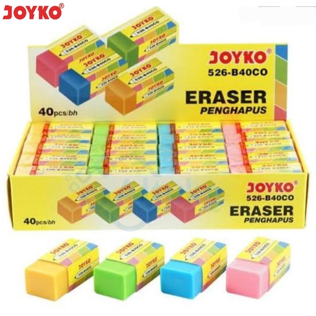 

Penghapus / Eraser / Stip Joyko 526-B40 Warna Warni