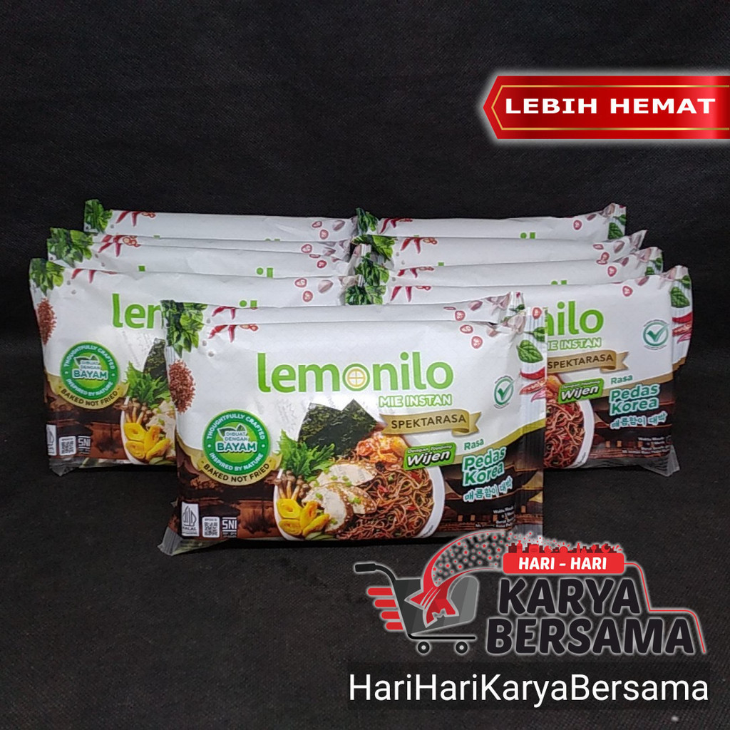 

LEMONILO MI INSTAN GORENG RASA PEDAS KOREA PACK 10'S X 68GR