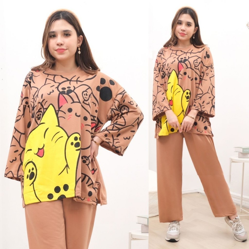 ZENKE - ZSO FASHION SETELAN WANITA PUTRI / ONESET MARY / Setelan Wanita Best Seller / Outfit Daily W