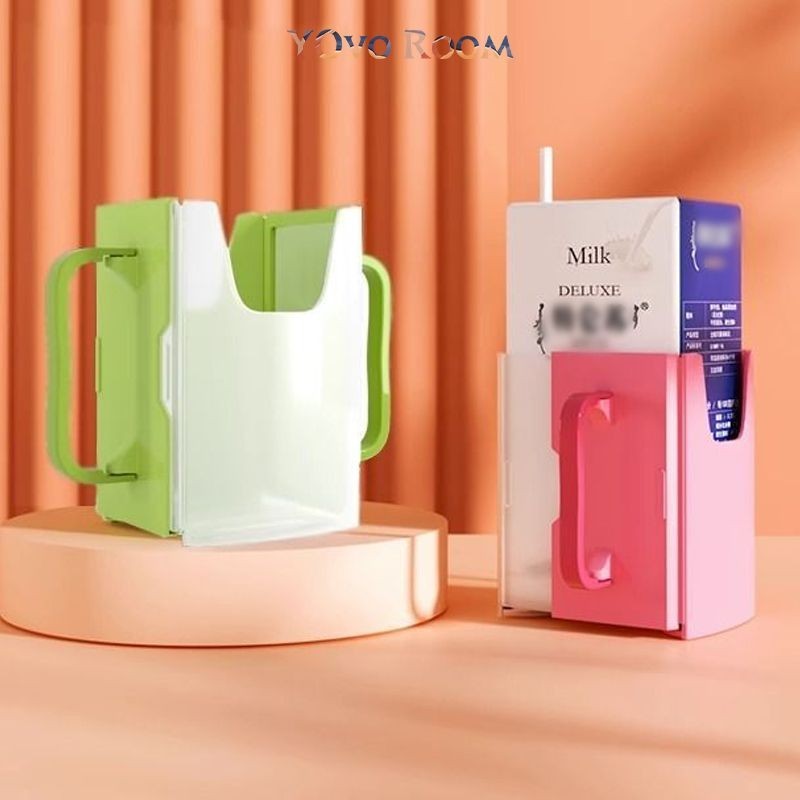 Baby Cup Holder / Alat Pemegang Susu / Minuman Kotak Pegangan Minuman Kotak Susu Jus Teh Belajar Anak Milk Box Holder Yovo