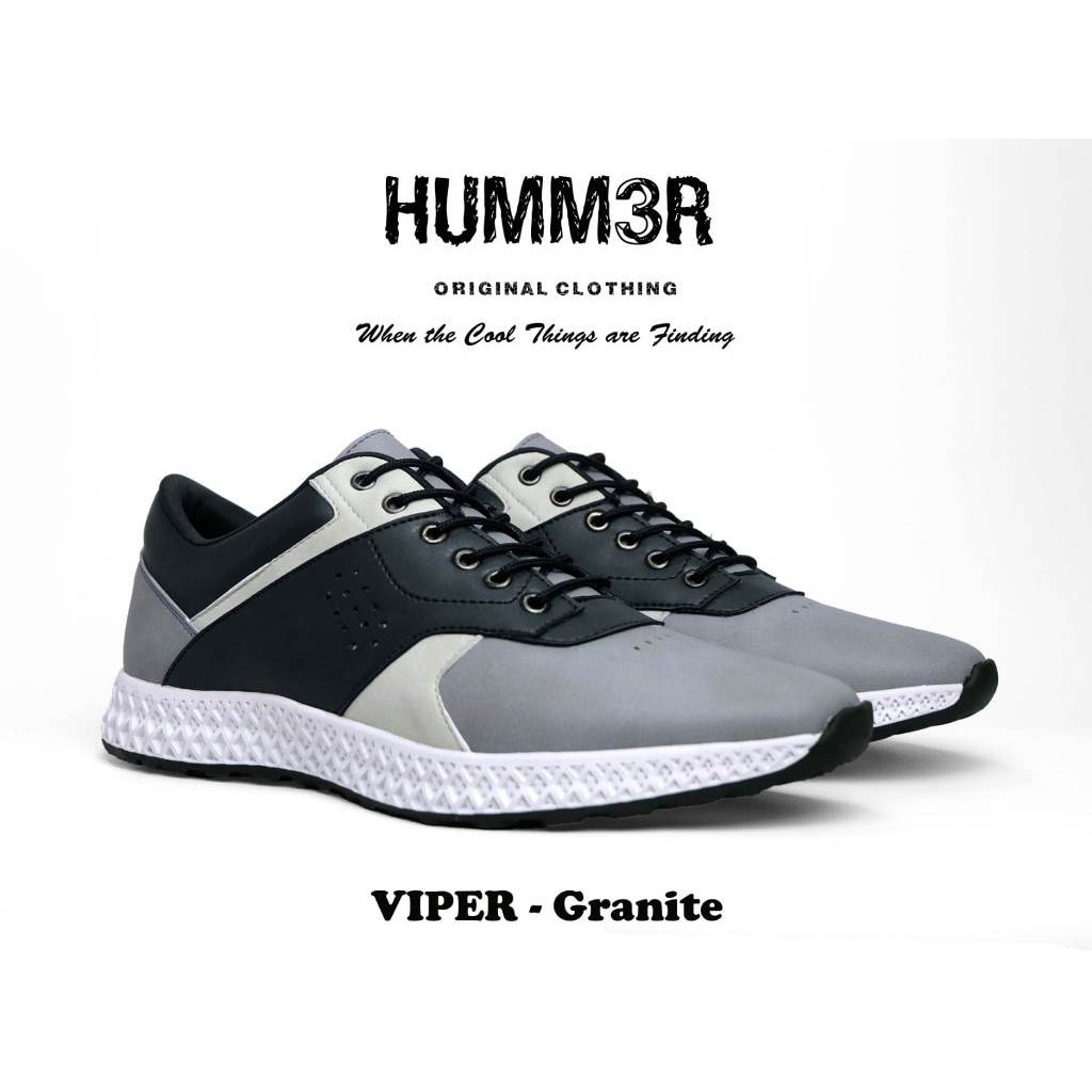 Humm3r Viper - Sepatu Sneakers Jumbo Pria Olahraga Hummer Ukuran Besar Big Size 44 45 46 47 48 49 50