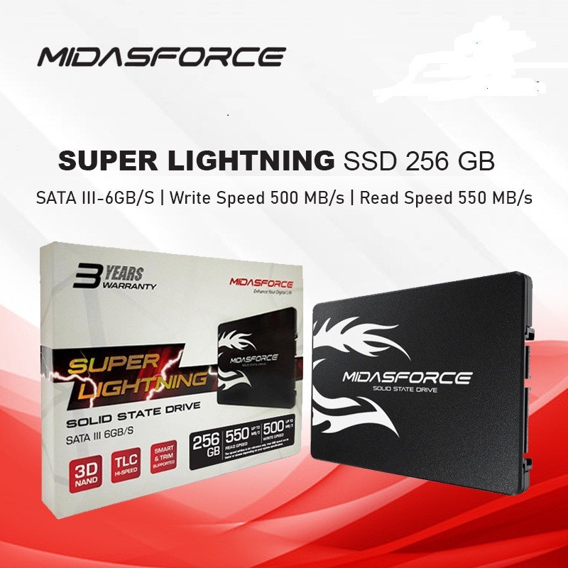 Midasforce SSD Superlightning 256GB