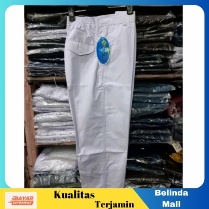 

⭐COD⭐ Seragam Celana Panjang Karet SD Warna Putih Merk SERAGAM 27 TERLARIS