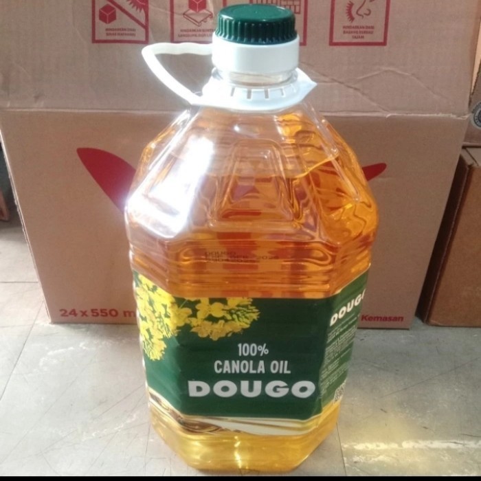 

dougo canola oil 100% 5 liter minyak biji bunga Kanola