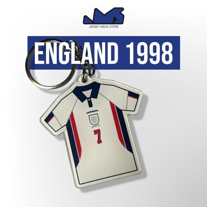 KEYCHAIN 1998 ENGLAND HOME GANTUNGAN KUNCI