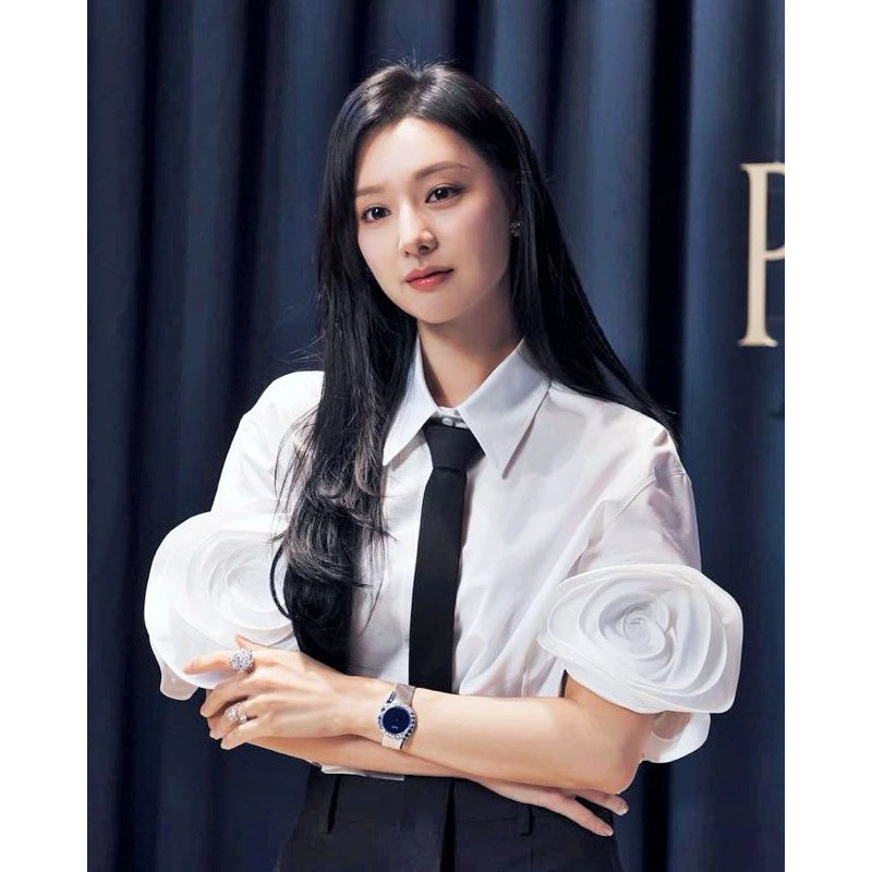 [New] Kemeja Valentino Roses Applique #KimJiWon