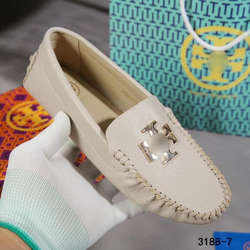 (LUNACHIC) Sepatu Wanita TB Lowell Moccasin Loafer Flat Shoes HB3188-