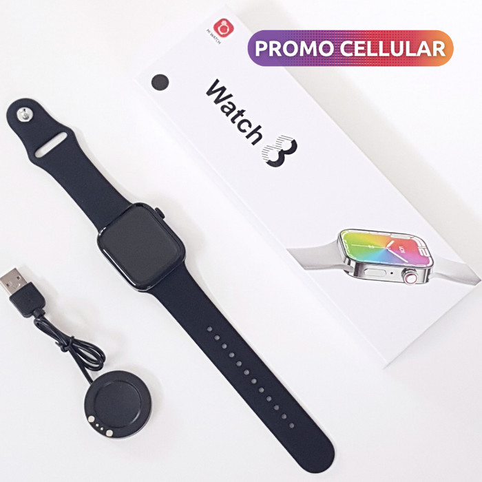 [[Kids Watch]] Smartwatch Series 8 i8 Pro Max 10 Game Telepon Kalkulator Jam Tangan - Black