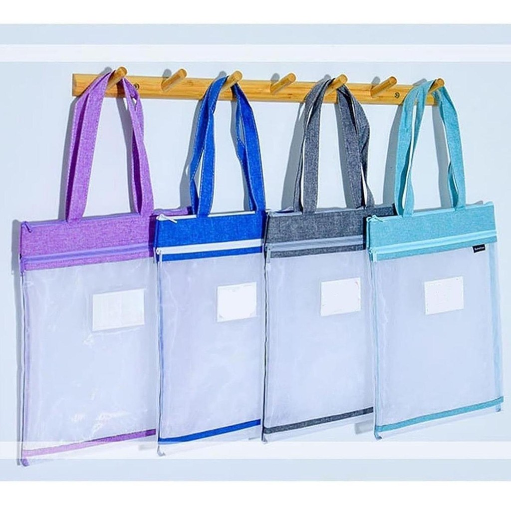 

Student Book Pouch Multipurpose Portable Books Storage Bag Lightweight Versatile Handbag for Bills Books Organization Phone Home