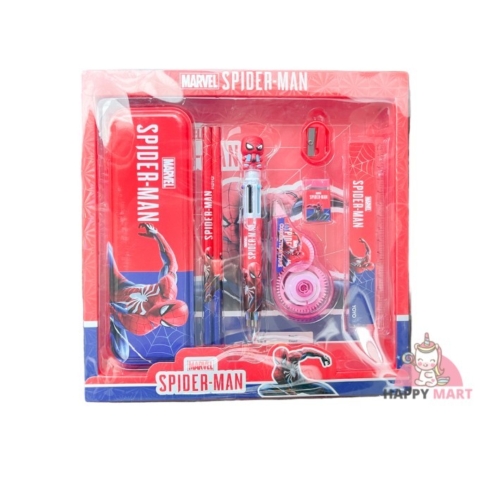 

Kotak pensil set pen unicorn / frozen - Spiderman, Bubble