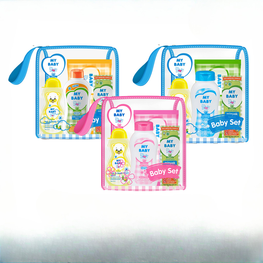My Baby Set 4in1 Travel Pack - Perlengkapan Mandi Bayi