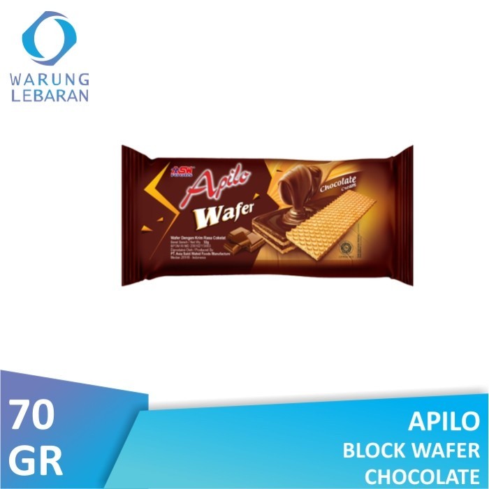 

Apilo Block Wafer Chocolate 70gr pusat grosir jajan lebaran