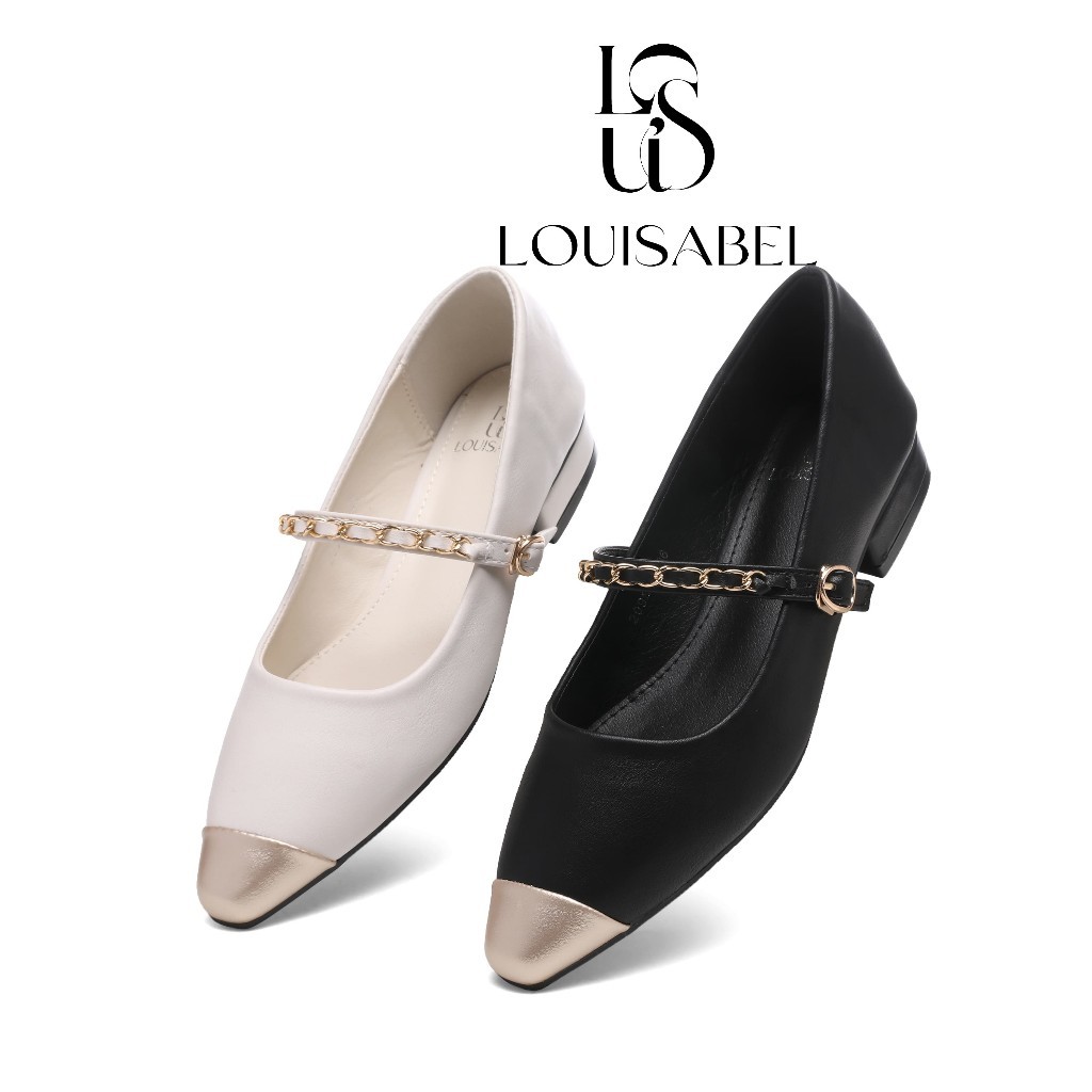 LOUISABEL Myfair Lady Ballets Flat Shoes Wanita Loafer Import LSB-2098-D