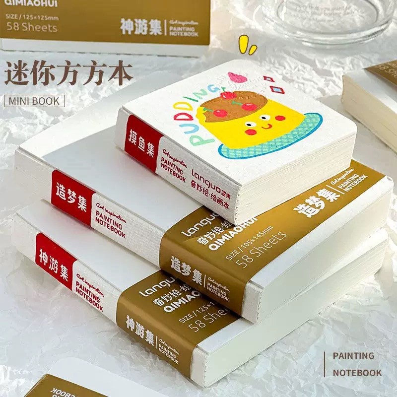 

Multiple Specificacations 58 Sheet Thickening 200g Drawing Notebook WaterColor Sketchbook for Drawing Painting Book Art Supplies
