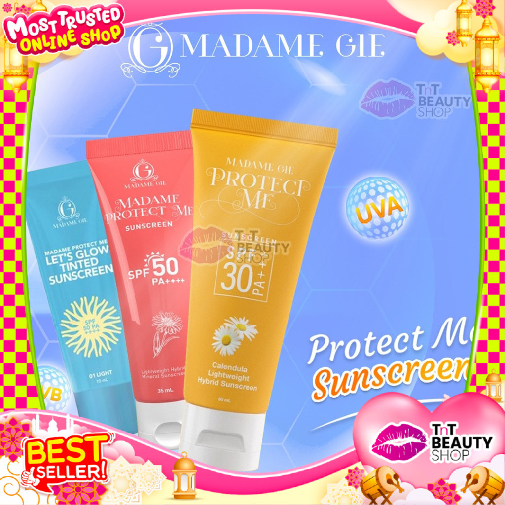 Madame Gie Sunscreen SPF 30 PA +++ With Calendula - Tinted Sun SPF 50 PA ++++ 10ml | Tnt Beauty Shop