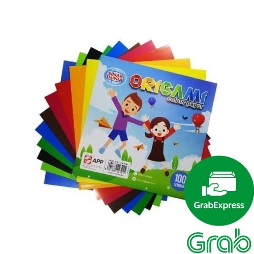

Kertas origami dua sisi bolak balik 12 x 12 / Origami 1 pak isi 25 lembar atk