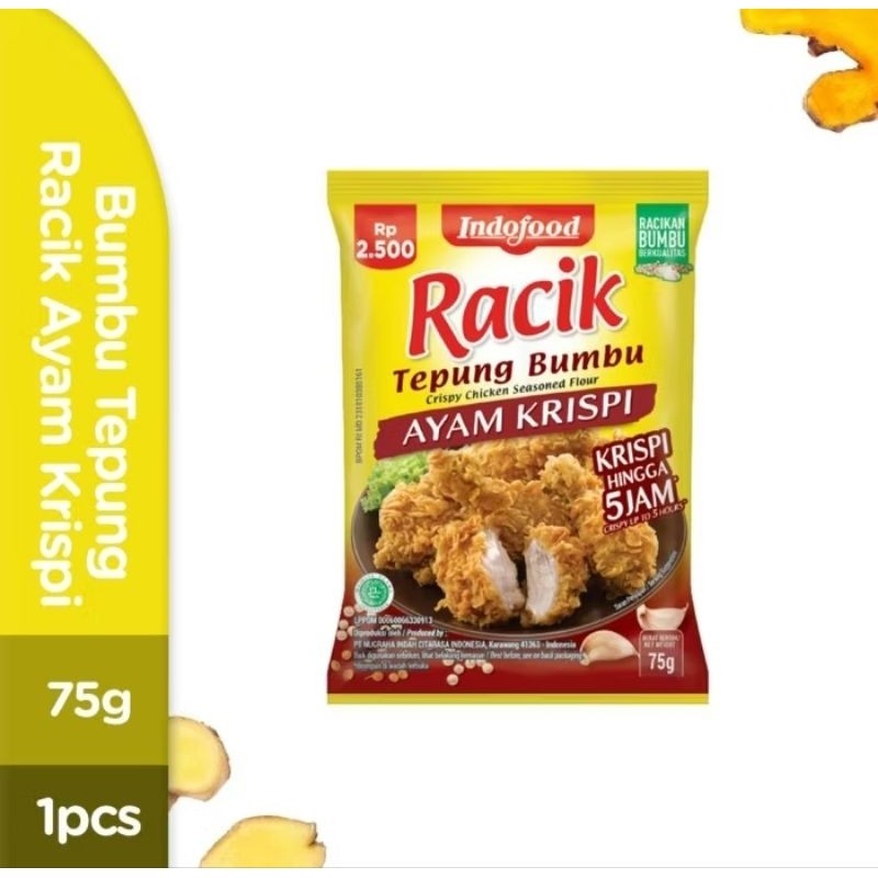 

RacikTepung Bumbu Ayam Kentucky/serbaguna krispi 75gr