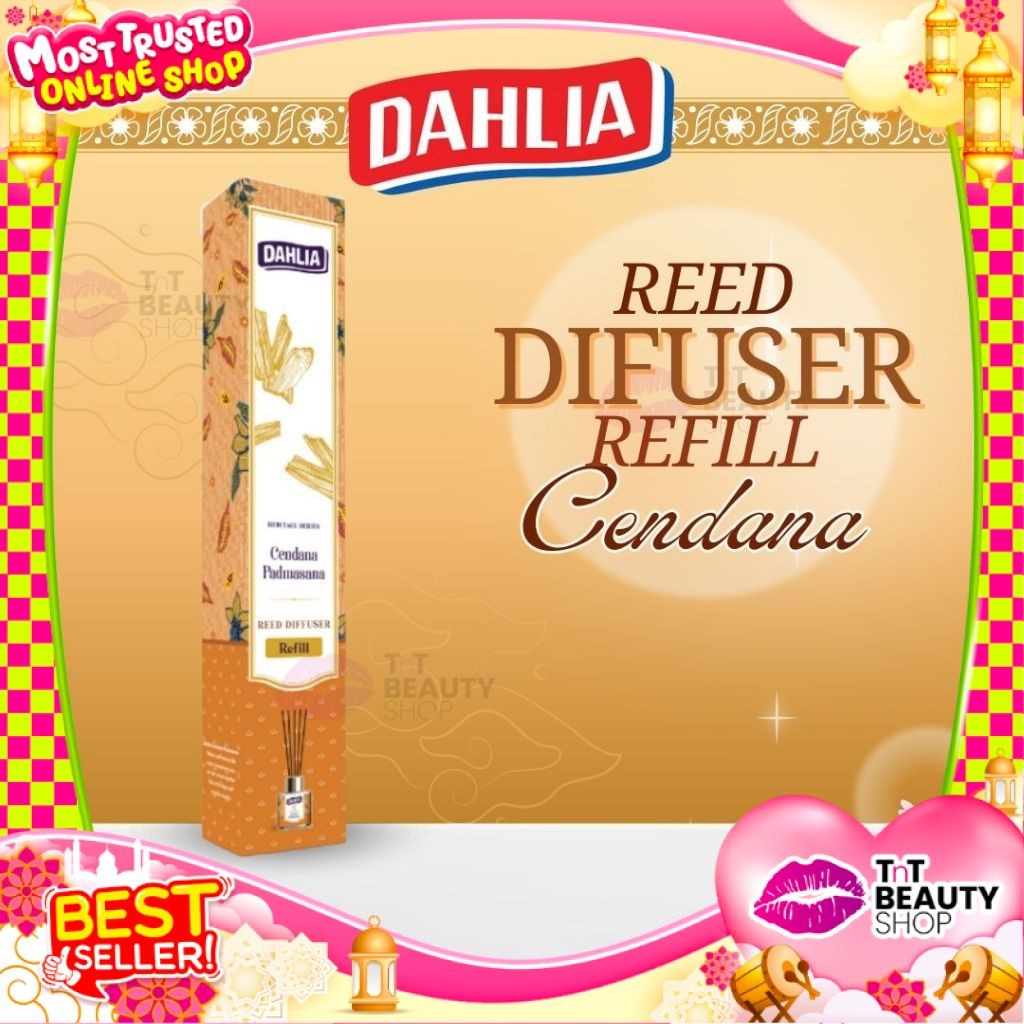 Dahlia Reed Diffuser Heritage Series Cendana Padmasana Pengharum Ruangan Refill | TnT Beauty Shop