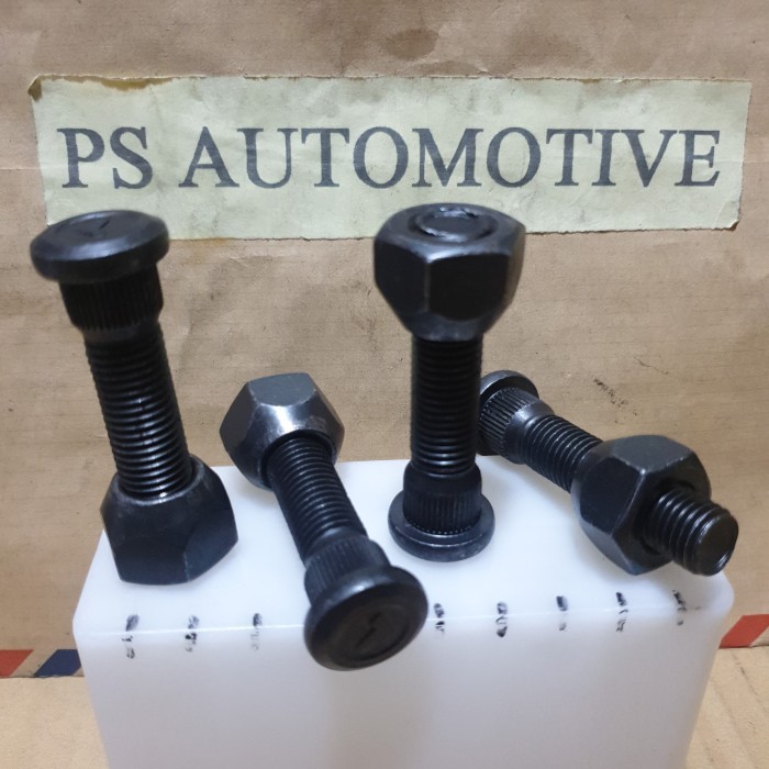 BAUT RODA + MUR MITSUBISHI L300 PANJANG HITAM PART BARU