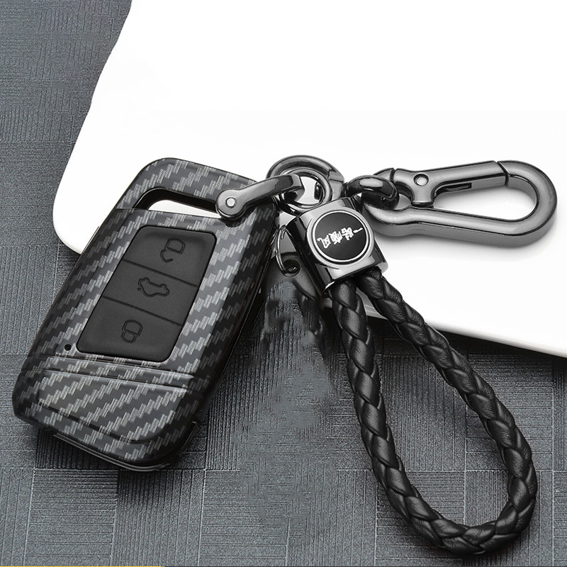 

ABS plastic+silicone Car Key Case Cover For Skoda Superb A7 Kodiaq For VW Magotan Passat B8 VW Golf Gte TIGUAN MK2 Accessorise