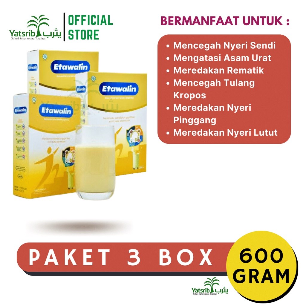 

INBUY - PAKET 3 BOX Etawalin Susu Kambing ETAWA Asli Mengatasi Masalah Nyeri Sendi