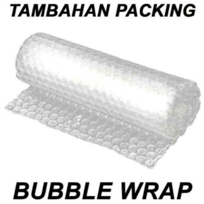 

BUBBLE WRAP UNTUK PENAMBAHAN PACKING JAUH LEBIH AMAN JIKA PESAN BARANG 2 UNIT DISARANKAN BUBBLE 2X DAN SETERUS NYA JLMC