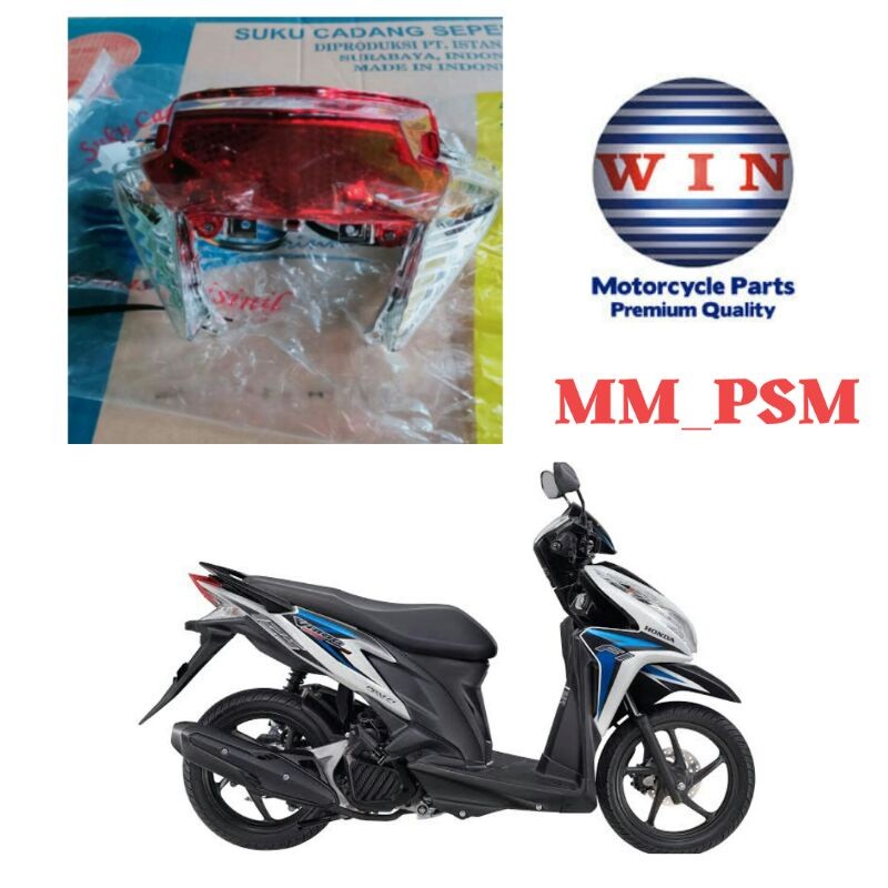 STOPLAMP 1SET FITING SAMA BOHLAM LAMPU STOP LAMPU STOP BELAKANG LAMPU REM MOTOR HONDA VARIO 125 FI E