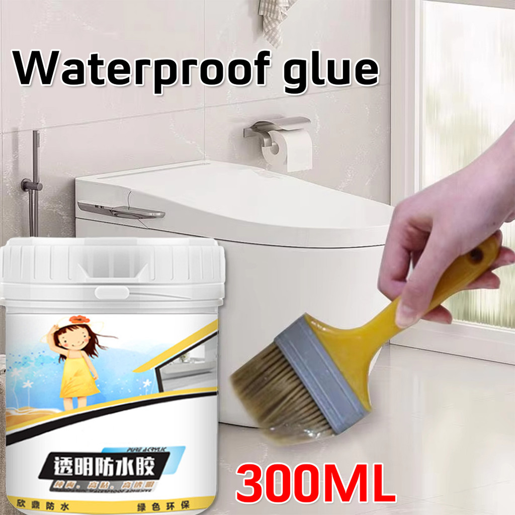 

Lem waterproof transparan Pelapis Anti Bocor Waterproof Super Kuat untuk Toilet/dinding/atap/ubin/kolam renang