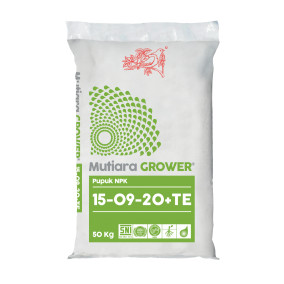 NPK Mutiara GROWER 15-09-20+TE pupuk majemuk