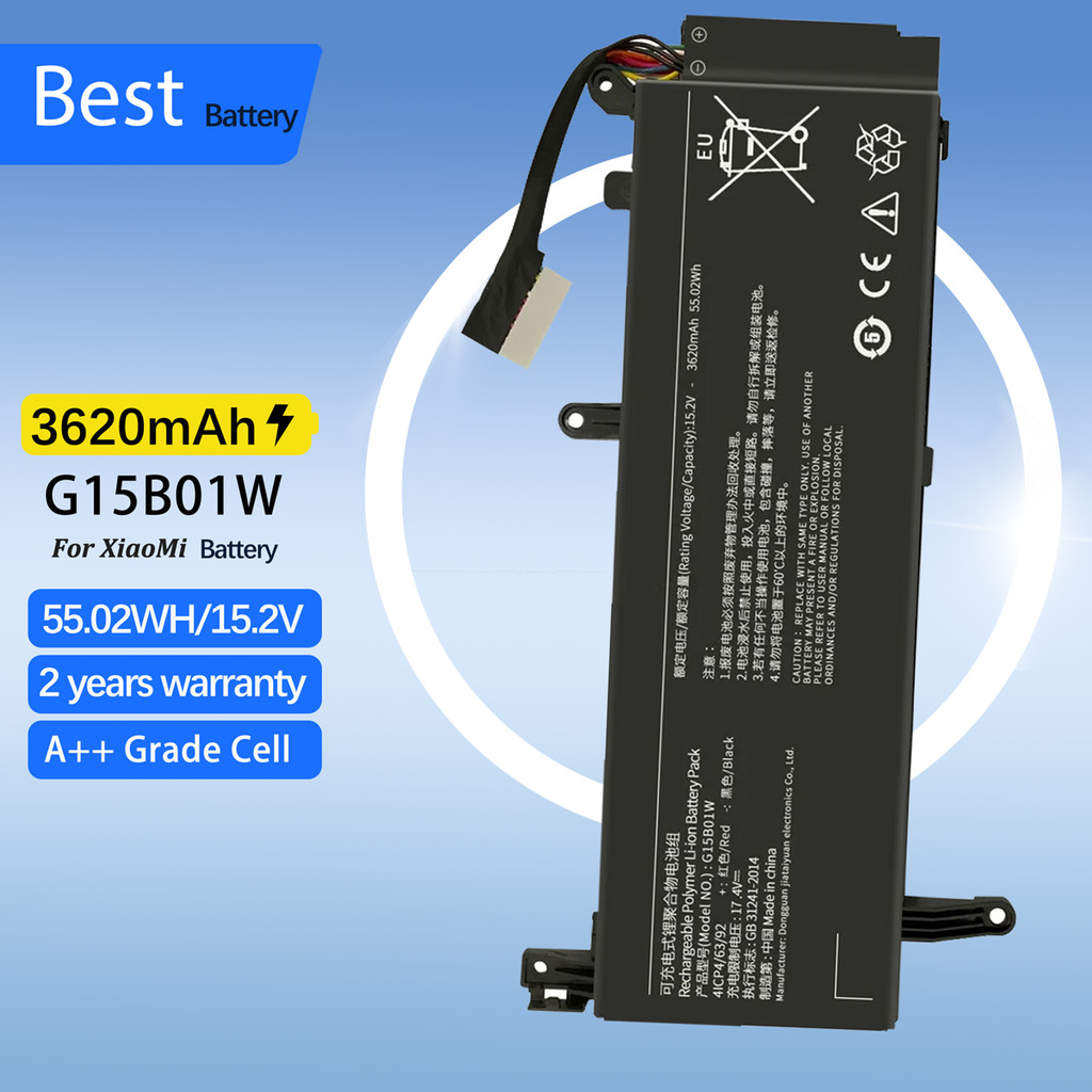 G15B01W Laptop Battery For XiaoMi Gaming 15.6 Inch XMG1902 171502 TM1801 TM1705 15.2V 55.02Wh 3620mA