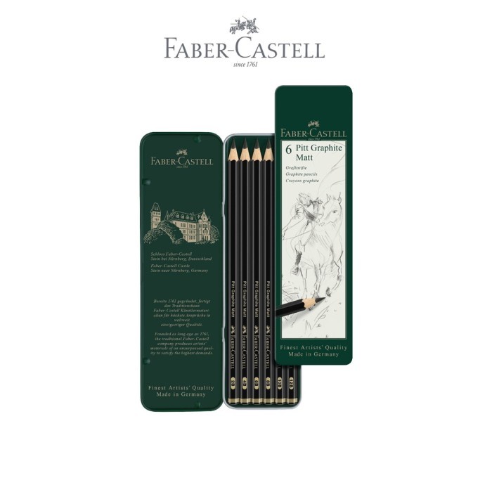 

[New]Promo Faber-Castell Pitt Graphite Matt - Set 6