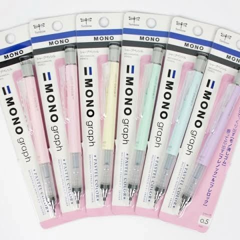 

[New]Promo TOMBOW MONOGRAPH MONO GRAPH PASTEL PENSIL PILOT MEKANIK - Ice Blue 0.5