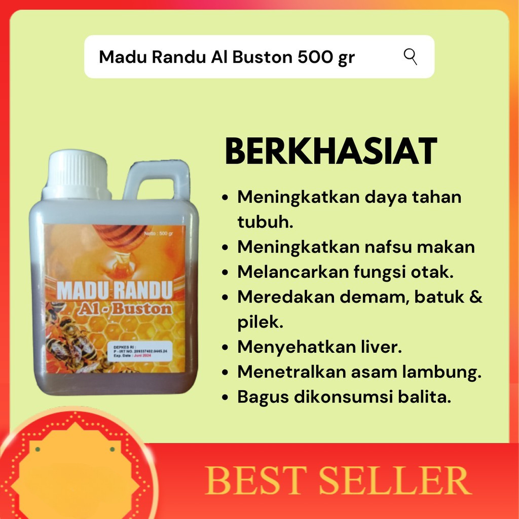 

Al Buston Madu Randu Murni 500 gram