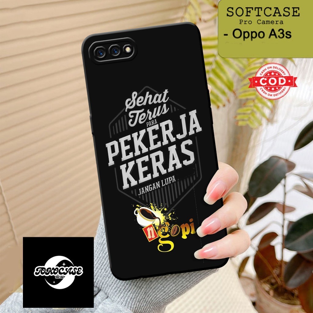 Case Hp Oppo A3S - Pro Camera Oppo A3s - Casing Hp Oppo A3S Silicon Hp - Cover Hp A3S - Aksesoris Ha