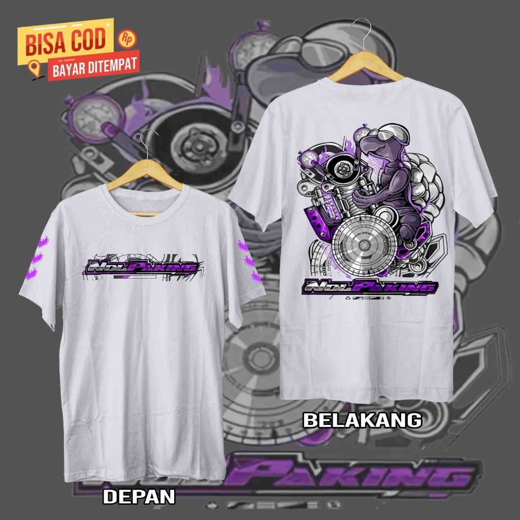 KK_FASHION8877 T-SHIRT KAOS NOL PAKING V5 YAMAHO ENGINE ORIGINAL NOLPAKING KAOS KEREN BAJU KEREN HOO