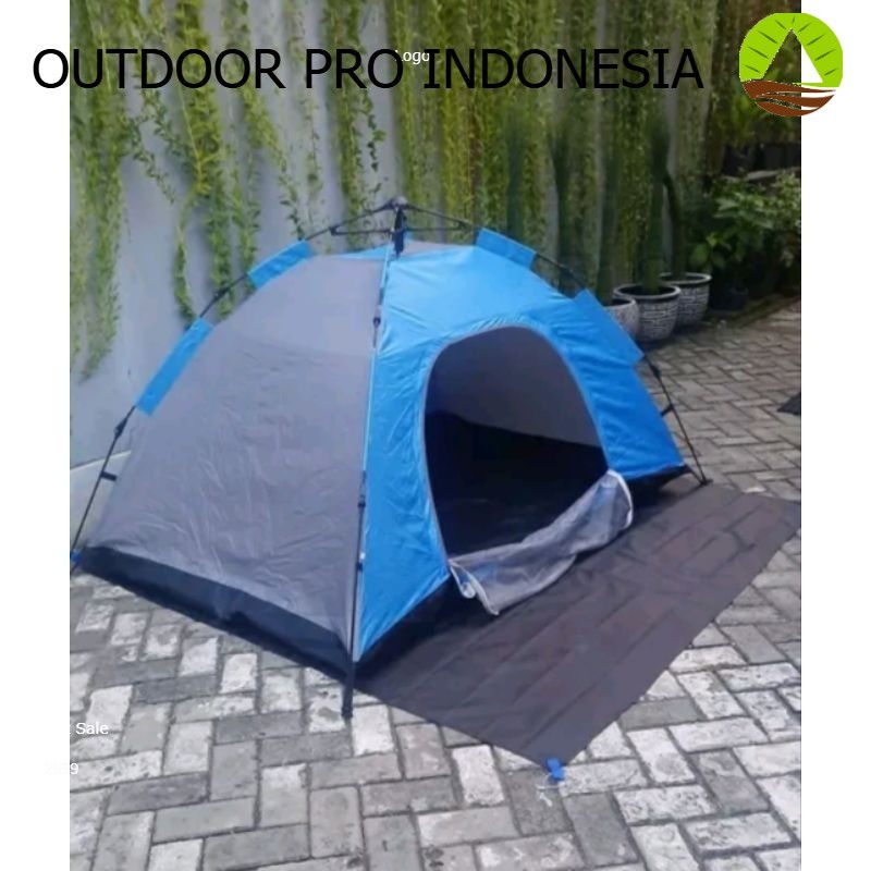 (COD) FOOTPRINT ALAS TENDA 4 ORANG  WATERPROOF SIZE 200×200CM TENDA 4 ORANG