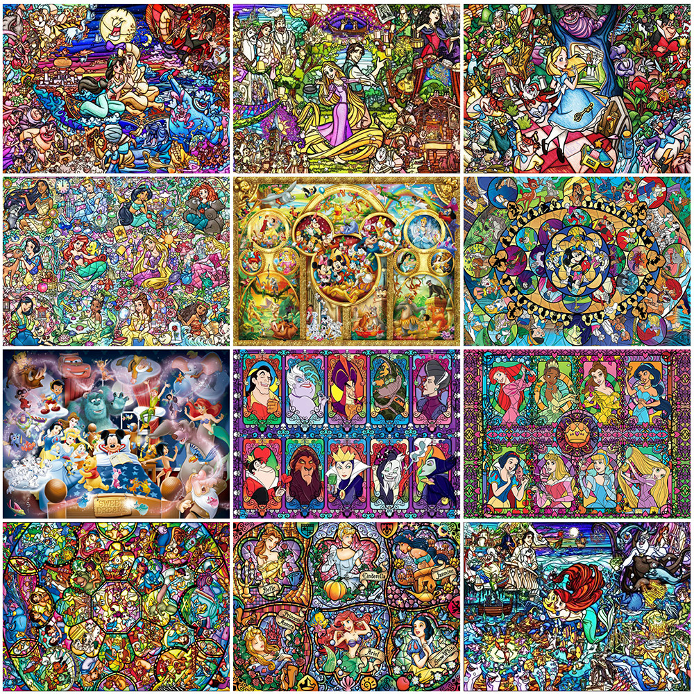 

Disney Coloring By Numbers Alice In Wonderland With Frame Oil Painting Mickey Mouse Drawing Princess Paint Cartoon Wall Art